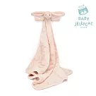 英國 JELLYCAT 安撫毛毯 馬卡龍粉兔