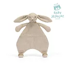 英國 JELLYCAT 安撫甜睡巾 拿鐵灰兔
