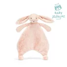 英國 JELLYCAT 安撫甜睡巾 馬卡龍粉兔