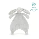 英國 JELLYCAT 安撫甜睡巾 雲灰銀兔
