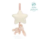 英國 JELLYCAT 音樂鈴 馬卡龍粉兔