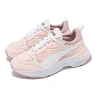 Puma 休閒鞋 Cassia 女鞋 粉 白 低筒 拼接 厚底 增高 運動鞋 38464721 23cm PINK/WHITE