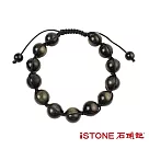 石頭記 編織手鍊-織夢(二材質選) 黑曜石