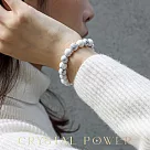 【Crystal Power 克里斯能量水晶】白紋石能量水晶手鍊 S
