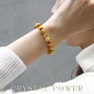 【Crystal Power 克里斯能量水晶】黃金貓眼能量水晶手鍊 S