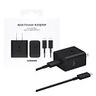 SAMSUNG三星 原廠新款 45W 快充旅充組 Type C_內附5A/1.8m快充線【EP─T4511/台灣公司貨】 黑色