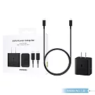 Samsung 原廠公司貨 新款EP─T4511 45W Type C快充組(含PD旅充+5A雙Type C線1.8m) 黑色