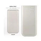 SAMSUNG 原廠 20000mAh 45W Type C 超快速充電 2.0 行動電源 (EB─P4520) 米白