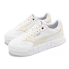 Puma 休閒鞋 Cali Court Embroidery W 女鞋 白 皮革 刺繡 厚底 39882802