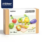 《MiDeer》── 木質切菜、串菜蔬果遊戲套組 ☆