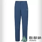 【ATUNAS 歐都納】女款蚊瘋不動彈性長褲A1PA2406W─ L 夜藍