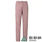 【ATUNAS 歐都納】女款蚊瘋不動彈性休閒長褲A1PA2305W─ L 玫瑰棕