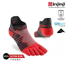 injinji Ultra Run終極系列五趾隱形襪 S 火山紅