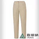 【ATUNAS 歐都納】女款彈性休閒長褲A8PAEE04W*─ L 卡其