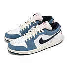 Nike 休閒鞋 Air Jordan 1 Low SE 男鞋 藍 紅 Motion AJ1 低筒 HM3711─144