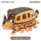 日本ENSKY豆豆龍TOTORO大龍貓與龍貓公車迴力車PBC─17B跑跑車(可動眼睛.尾巴&腳)となりのトトロ吉卜力宮崎駿公仔模型車
