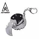 【Ad─Forest】野外求生必備 石蛛折刀/戶外求生刀/多功能露營刀/野外求生(兩色任選) 黑色