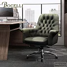 【BOCELLI】ARDECO文藝復興中背辦公椅(義大利牛皮)墨綠