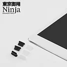 【東京御用Ninja】紅米平板Redmi Pad SE (8.7吋)專用USB Type─C傳輸底塞(黑+透明套裝超值組)各3入裝