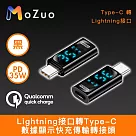 【魔宙】Lightning接口轉Type─C PD35W 數據顯示快充傳輸轉接頭