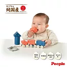 【日本People】米的動物列車玩具組合(0m+)(咬舔安心/無塗裝/圓角安全設計)