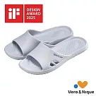 維諾妮卡 SilicStep 矽晶減塑類氣墊家居拖鞋 L 米灰