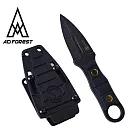【Ad─Forest】野外求生必備 聖甲直刀/戶外求生刀/多功能露營刀/野外求生(兩色任選) 黑色