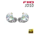 FiiO X Jade Audio JD10 單動圈CIEM可換線耳機─透明款