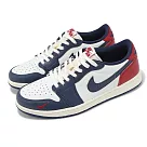 Nike 休閒鞋 Air Jordan 1 Low OG 男鞋 深藍 紅 AJ1 一代 低筒 HQ2993─100