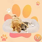 韋民 暖絨柔軟寵物睡墊 寵物舒眠床 犬貓狗睡窩 保暖墊 毛絨窩 睡墊 床墊 睡床 寵物窩 犬貓適用─ 暖絨柔軟寵物睡墊M
