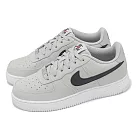 Nike 休閒鞋 Air Force 1 LV8 GS 大童 女鞋 淺灰 黑 AF1 FZ1021─001