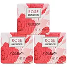 LOCCITANE 歐舒丹 玫瑰香氛皂 50g*3 (百貨專櫃貨)