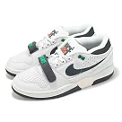 Nike 休閒鞋 AAF88 男鞋 白 黑 綠 魔鬼氈 復古 皮革 DZ4627─001