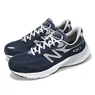 New Balance 休閒鞋 990 V6 男鞋 海軍藍 白 美製 麂皮 緩衝 經典 NB M990NV6─D