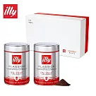 【illy】意利尊榮咖啡禮盒(摩卡中焙咖啡粉250g二罐組)