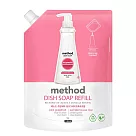 Method美則純淨環保洗碗精─粉紅葡萄柚 補充包1000ml