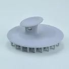 WIN─BRH02 環保矽膠髮刷髮梳 頭皮清潔刷 洗頭刷 寵物洗澡刷 寵物毛梳 毛小孩洗澡毛刷 時尚灰
