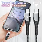 Cowhorn Type─C to Type─C USB 快速充電編織線─2米