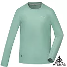【ATUNAS 歐都納】男款POLARTEC POWER DRY吸濕排汗透氣快乾長袖T恤/大尺碼A1TSGZ01M─ M 霧綠