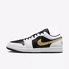 Nike Air Jordan 1 Low [553558─172] 男 休閒鞋 運動 喬丹 AJ1 低筒 白黑金