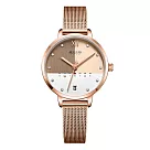 JULIUS 1/3的幸福米蘭錶帶腕錶 JA─1100(五色/32X38mm) 玫瑰金