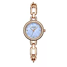 JJULIUS 聚利時 Marlina調節鍊帶母貝腕錶 JA─1388(四色/24mm) 天空藍