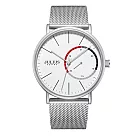 JULIUS 聚利時 風靡時匠單眼工業風男士腕錶 JAH─119(41x47mm) 銀色