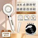 澡爽水舞增壓過濾蓮蓬頭組 附5支濾心 蓮蓬頭 增壓蓮蓬頭 過濾蓮蓬頭