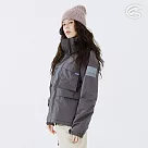 ADISI 女單件式防水防風透氣保暖外套(可拆帽) AJ2421052 (S─2XL)|刷毛 防潑水 防水外套 XL 深灰