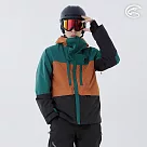 ADISI 男SMAWARM海洋溫控防水防風透氣雪衣 AJ2421092 (S─2XL)|滑雪外套 保暖外套 防潑水 防水透濕 蚵殼棉 海洋紗 M 翡翠綠/金黃橘/黑