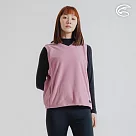 ADISI 女OceanPure溫控消臭抗靜電穿搭保暖背心 AV2421045 (M─XL)|刷毛 快乾 抑菌 海洋紗 環保紗 M 杏桃粉
