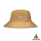 【ATUNAS 歐都納】中性款漁夫帽/遮陽帽/防曬帽/輕量防潑水A6AH2504N─ 琥珀棕
