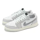 Nike 休閒鞋 Air Jordan 1 Retro Low OG GS 大童 女鞋 灰 蛇年 LNY HF3207─100