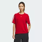 ADIDAS CW SS TEE 女短袖上衣─JM8836 L 紅色